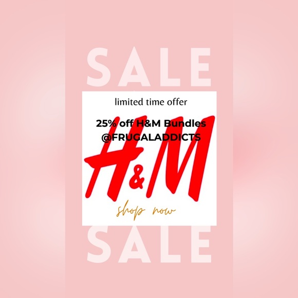 H&M Bundle Sale 3 or more items 25% Off - Picture 1 of 2